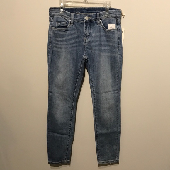 Saks Fifth Avenue Skinny Jeans with Lace Inserts - Picture 5 of 11